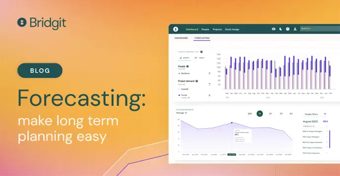 Make long-term planning easy with labor forecasting in Bridgit Bench